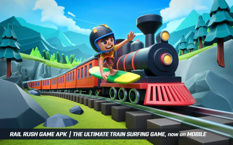 Rail Rush Game APK